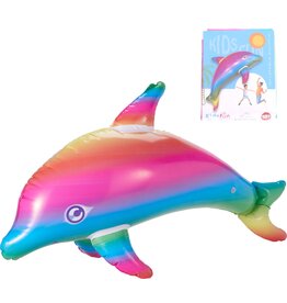 Dolfijn Opblaasbaar in Regenboogkleuren 84x47x29 cm