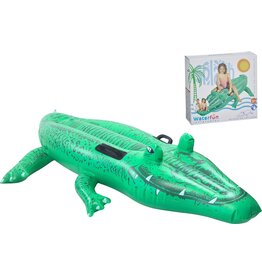 Krokodil Opblaasbaar Ride On 160x87cm