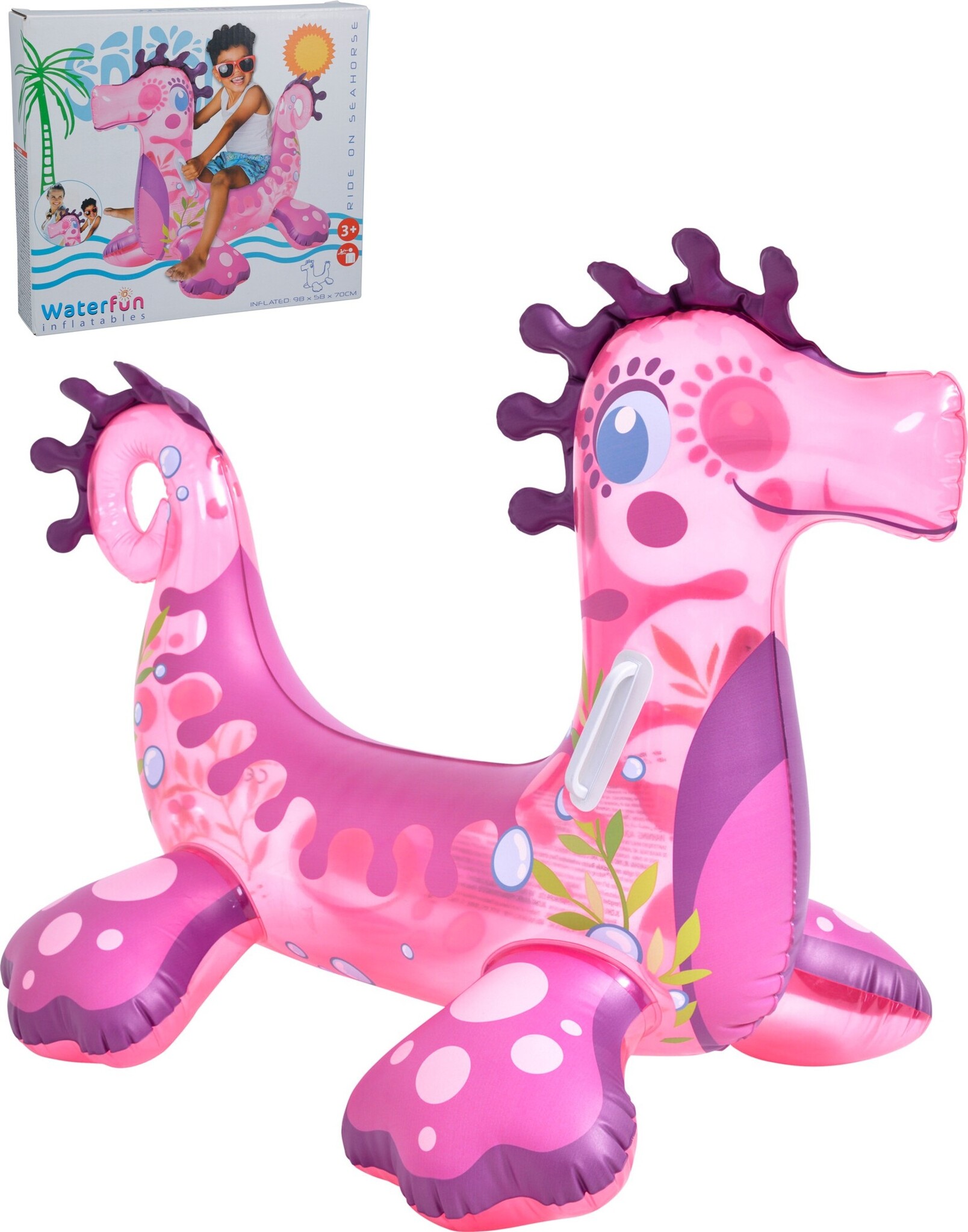 Zeepaard Opblaas Ride On 95x58x70cm
