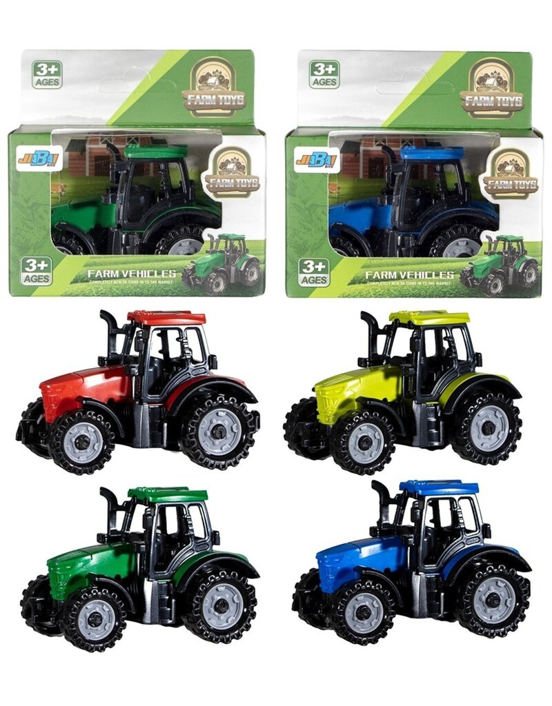 Tractor 8cm F/W 4 assorti kleur