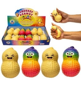 Squeeze Peanut 10cm Slow Rise PU 2 assorti