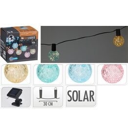 Pro Garden Solar Lichtslinger Multi Colour 10 Lampen 2,7mtr