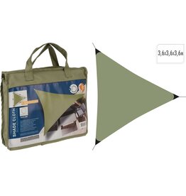 Schaduwdoek Driehoek 3,6x3,6x3,6meter Groen