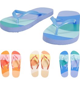 Dames Teenslipper maat 36-41 3 assorti kleur
