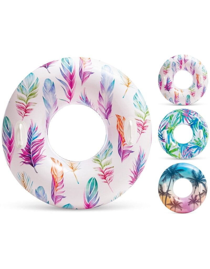 Intex Zwemring Tropical met Handvatten 97cm 3 ass design