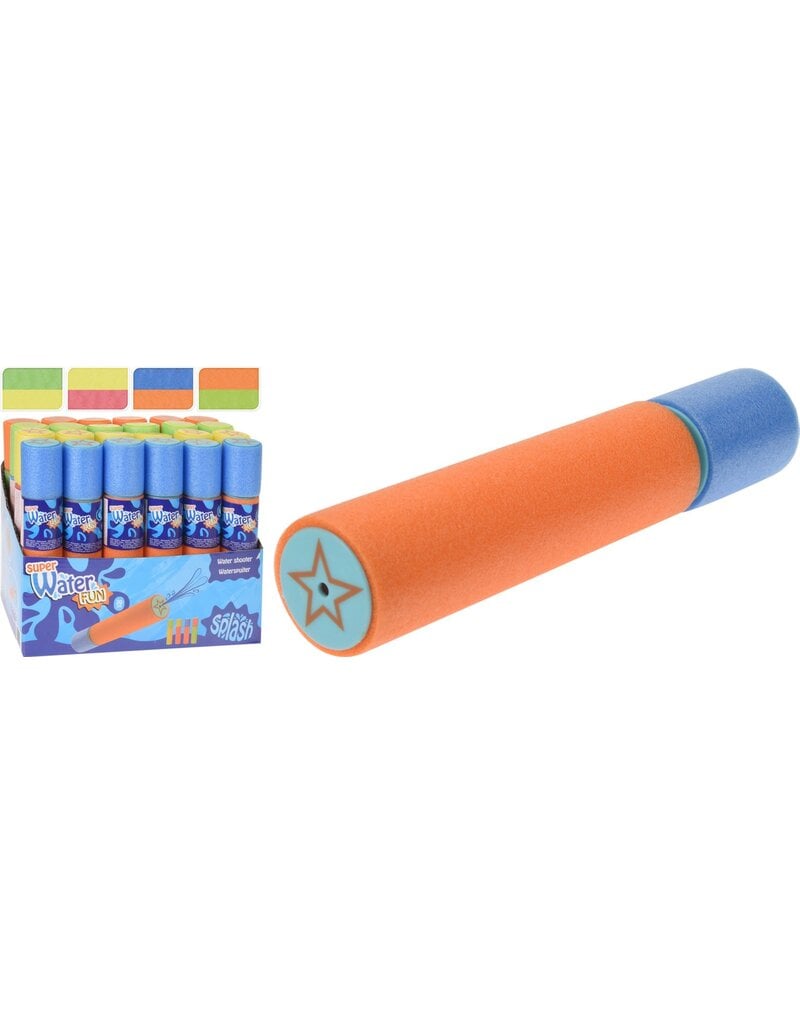 Waterspuiter Foam 20x4cm. 4 assorti kleur