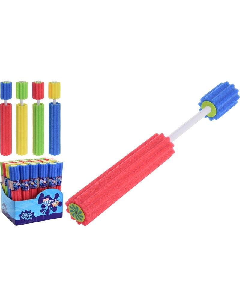 Waterspuiter Foam 30x5,5cm. 4 assorti kleur