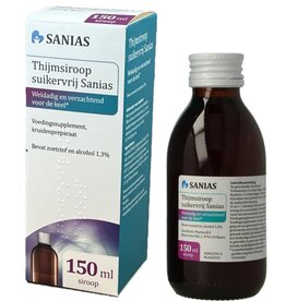 Sanias Thijmsiroop Suikervrij 150ml