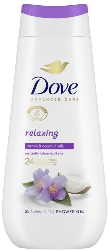 Dove Showergel Relaxing Jasmin & Coconut Milk 225ml
