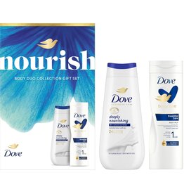 Dove Giftset Nourish; Douche 225ml + Bodylotion 250ml