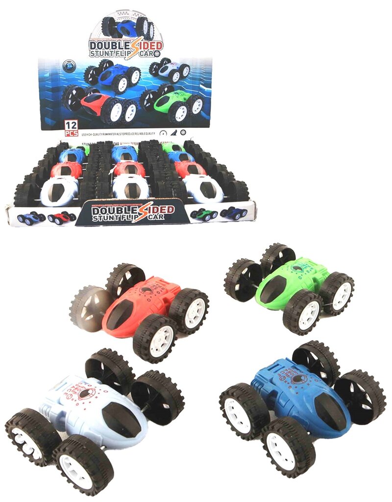 Auto Stunt Flip 8cm 4 assorti kleur