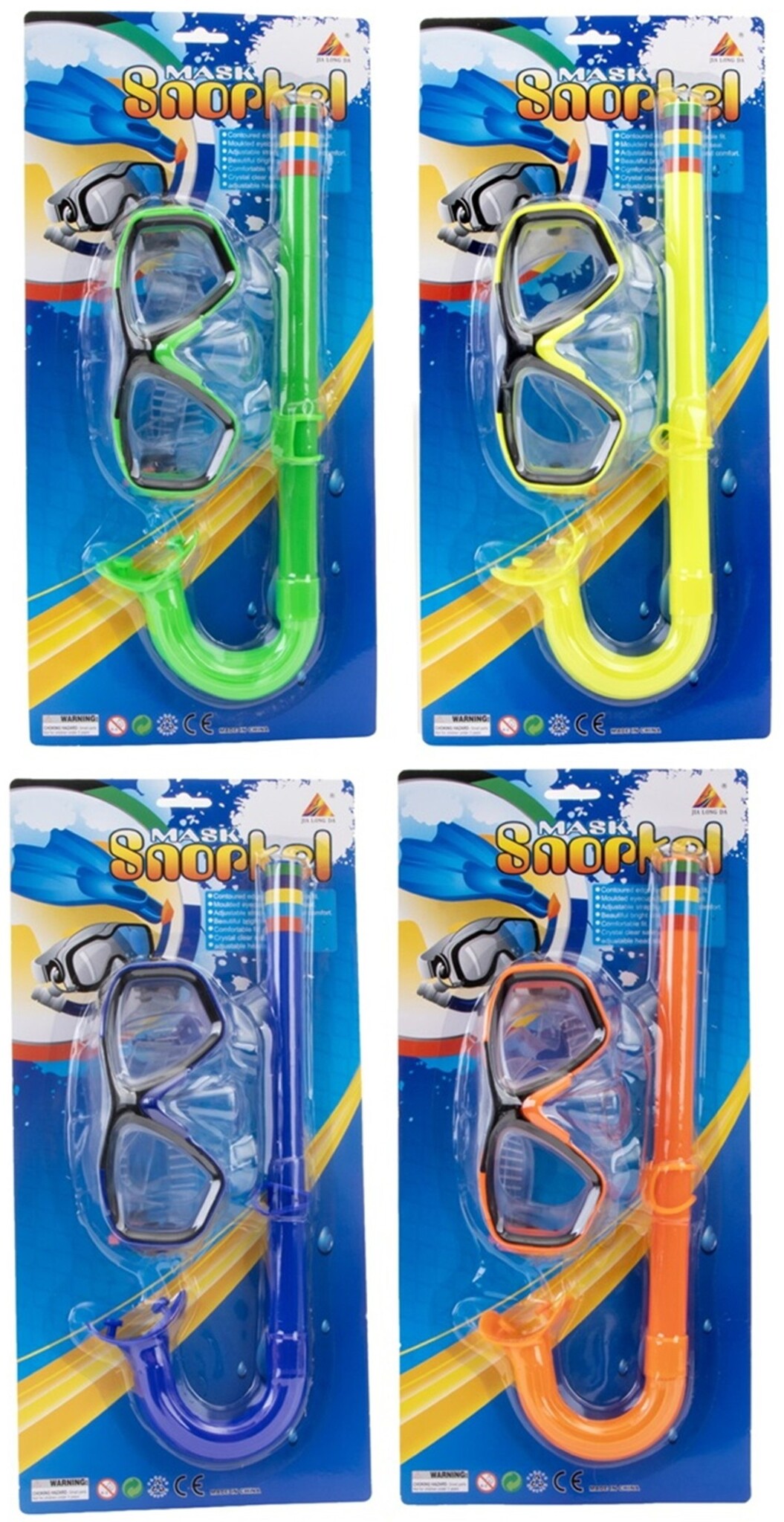 Snorkelset voor Kinderen 4 assorti kleur