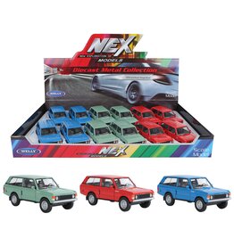 DieCast Range Rover 1970 11,5cm 3 assorti kleur