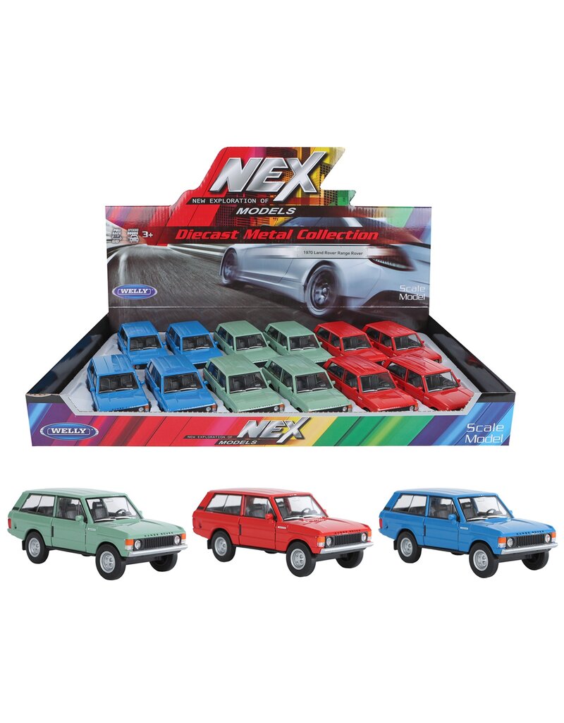 DieCast Range Rover 1970 11,5cm 3 assorti kleur