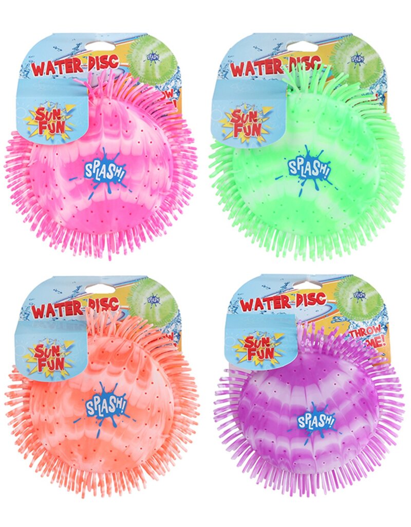 Water Splash Disc Multicolor 13cm 4 assorti