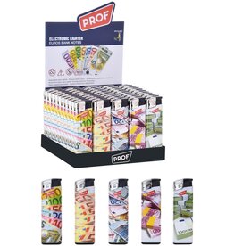 Prof Aansteker Euro Bankbiljetten 5 assorti design