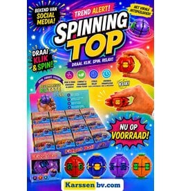 Fidget Spinner Bal 6,5cm 4 assorti kleur