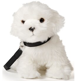 Pluche Malteser 26cm met riem