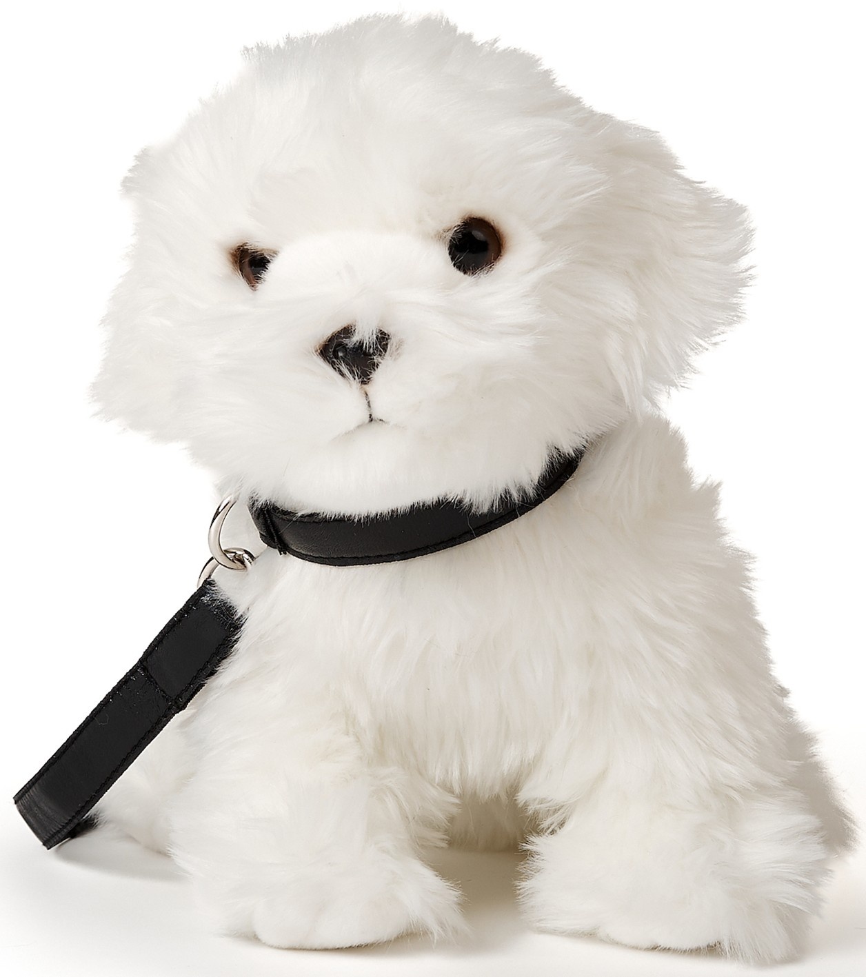 Pluche Malteser 26cm met riem
