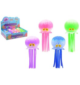 Splash en Sponge Tweekleurige Octopus 16x6cm 4 assorti kleur