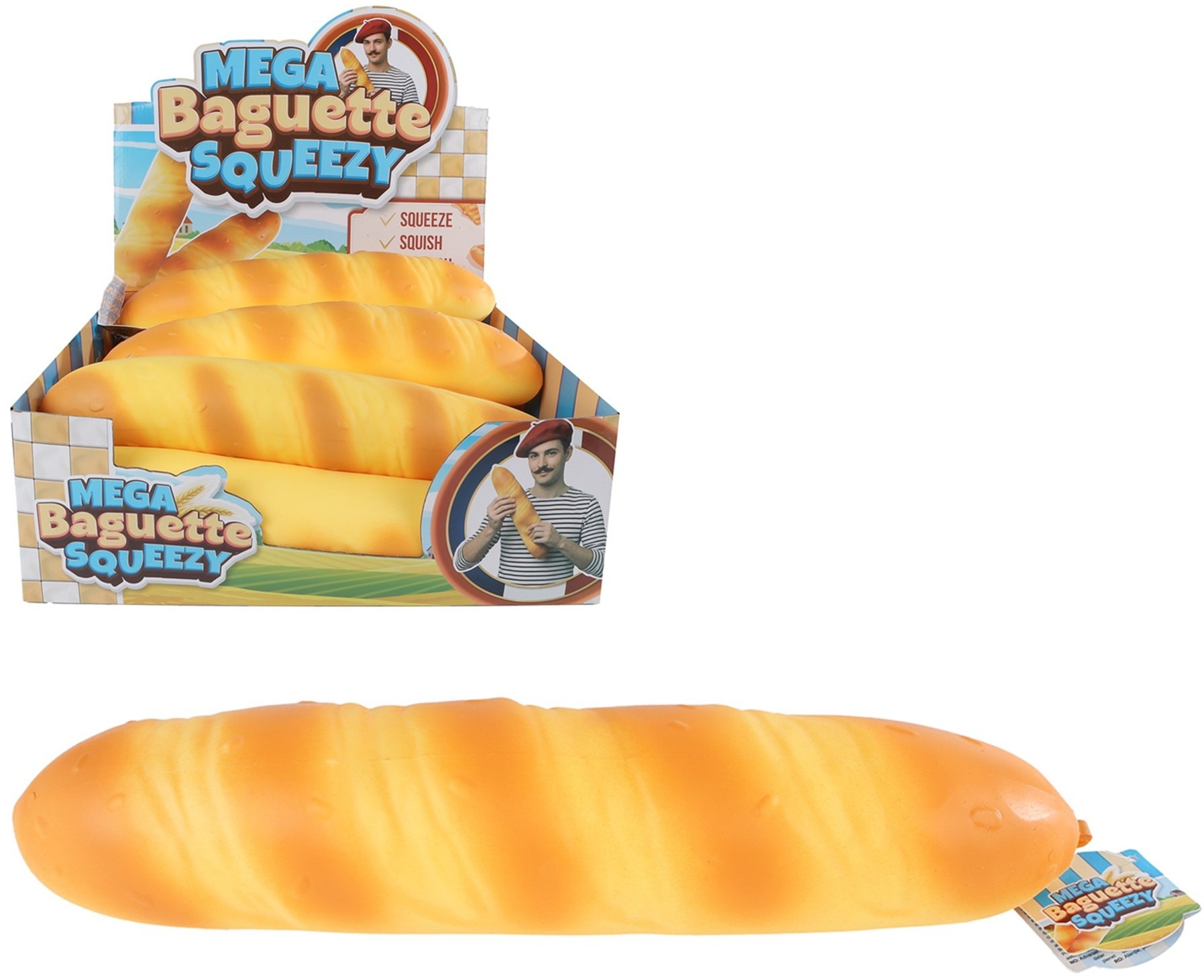 Jumbo Squeeze Baguette 37x8x8cm