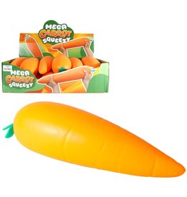 Jumbo Squeeze Wortel 34x8x8cm - Leverbaar vanaf 30 september