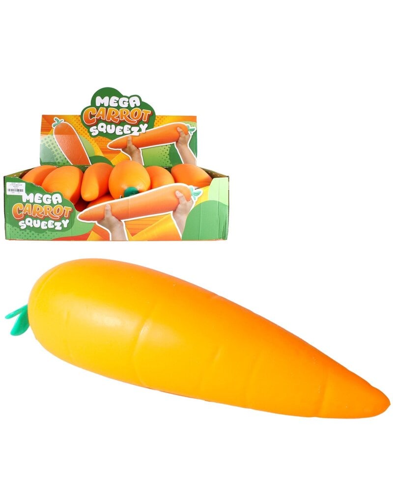 Jumbo Squeeze Wortel 34x8x8cm