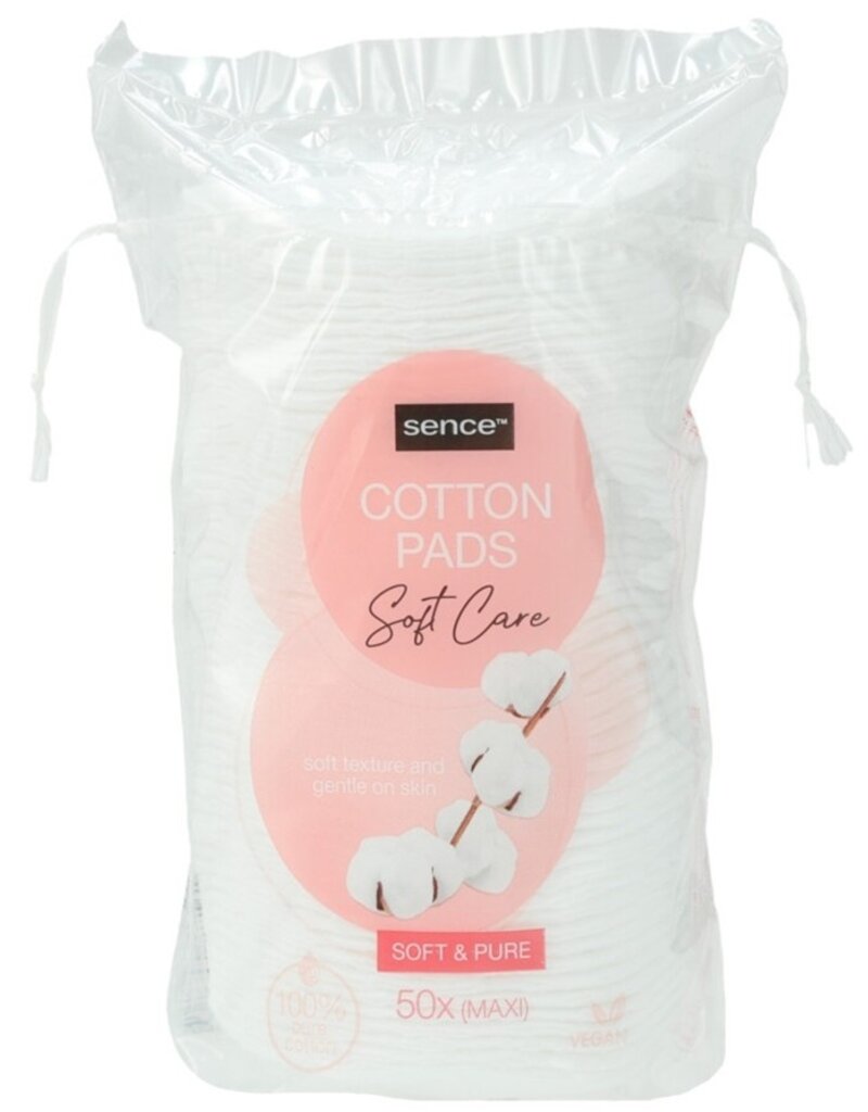 Sence Wattenschijfjes Soft & Pure Oval Maxi 50 stuks 195gr