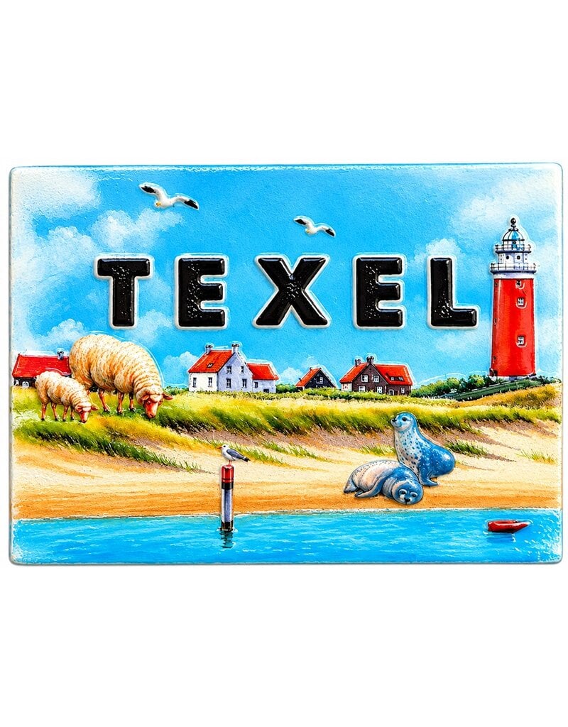 Magneet Texel Design 8x6cm