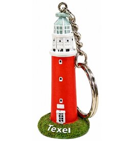 Sleutelhanger Vuurtoren Texel 5cm.