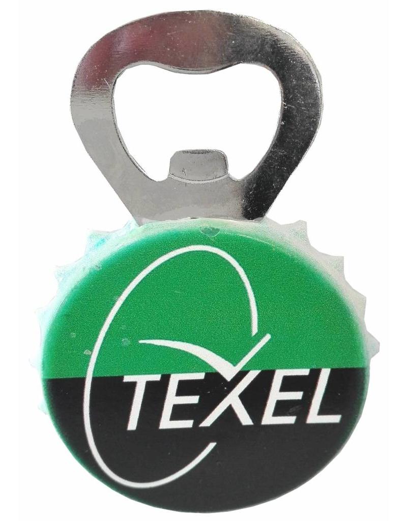 Texel Vlag Opener met magneet 9,5x5cm.