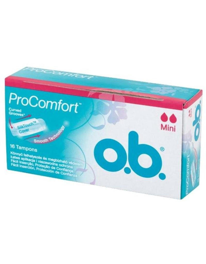 O.B. Tampons Mini Pro Comfort Silk Touch 16 st.