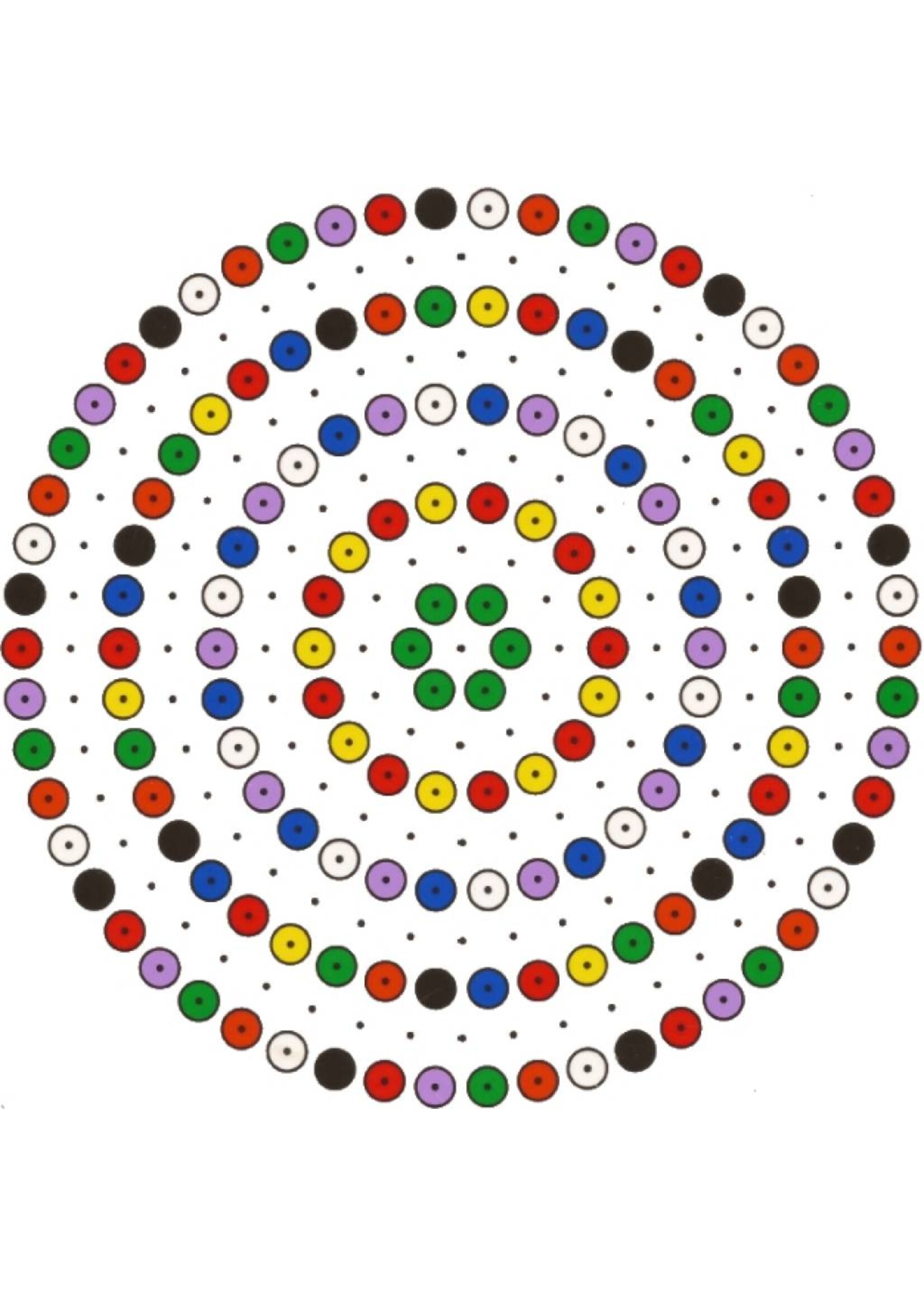 Kralenplank rond Schoonheidsfiguur 1