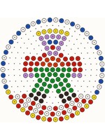 Kralenplank rond Poppetje