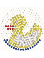 Kralenplank rond Eend