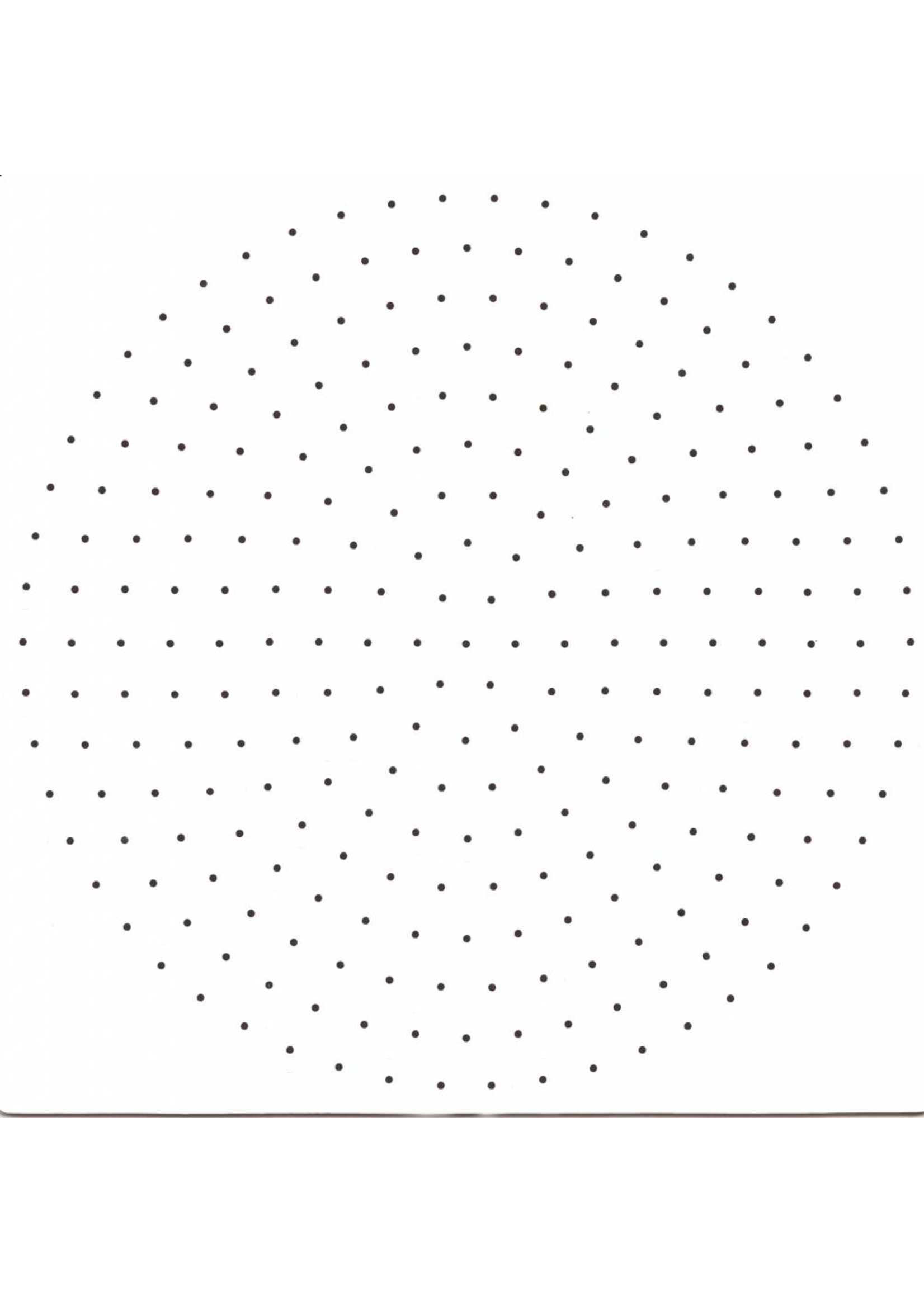 Leeg voorbeeld kralenplank rond