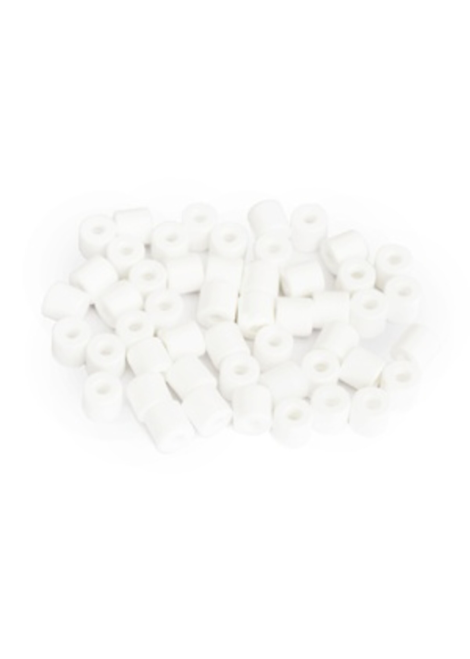 Cilinderkralen WIT 250 stuks