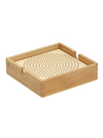 Rolf Kralenplank hout rond met kist