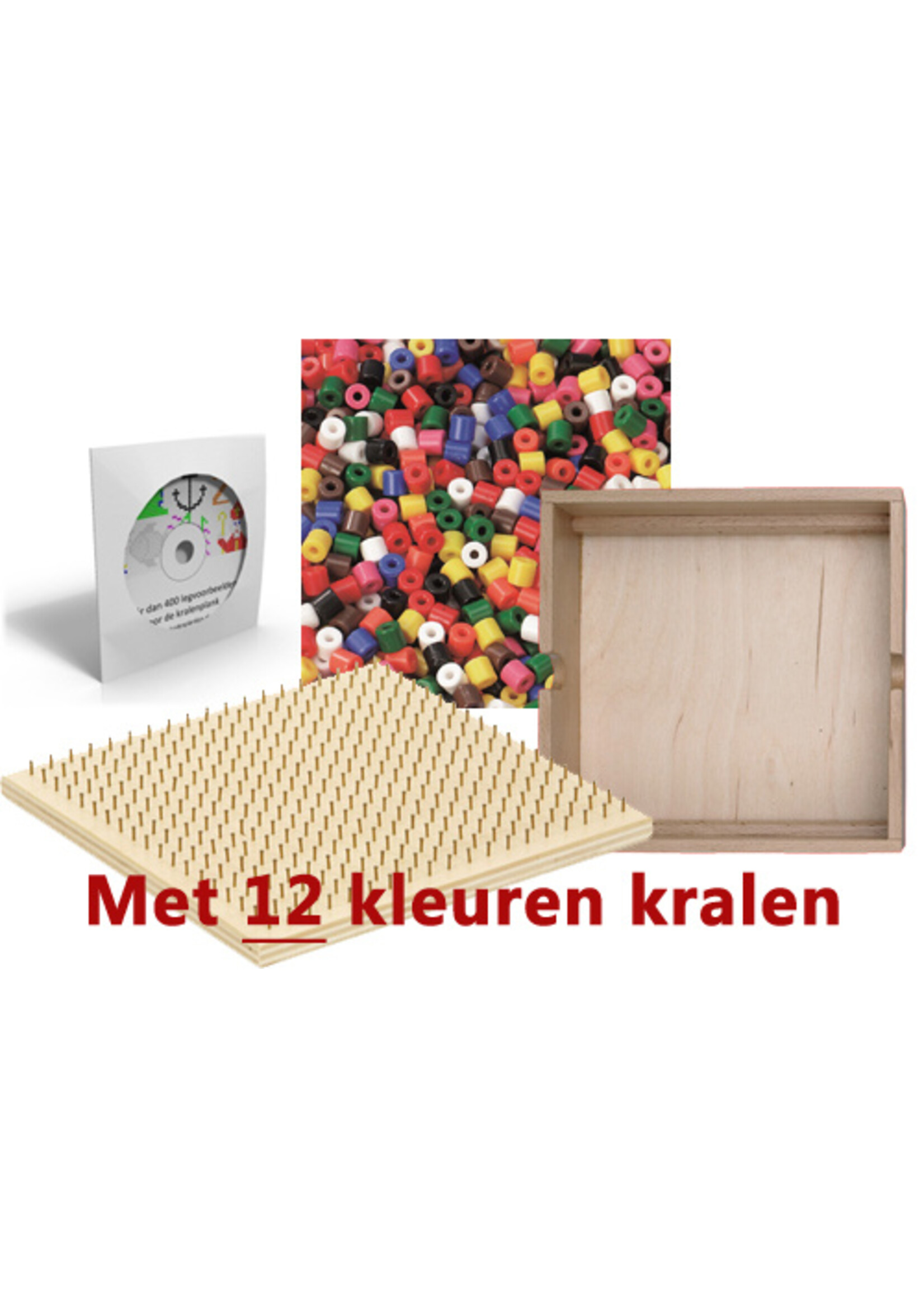 Rolf Starterspakket Kralenplank hout SEMI 4-delig