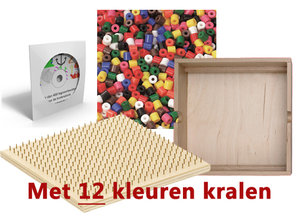 Rolf Starterspakket Kralenplank hout SEMI 4-delig