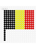 Kralenplank Vlag België