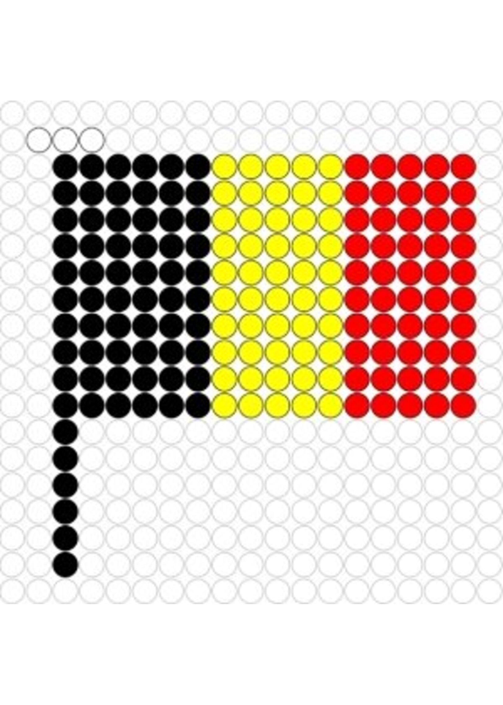 Kralenplank Vlag België