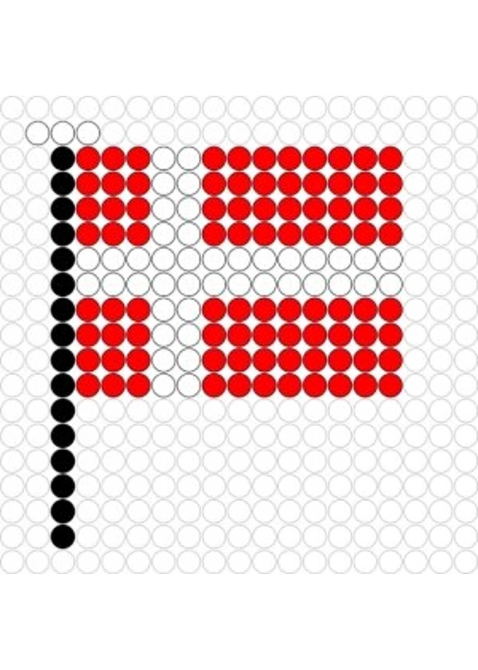 Kralenplank Vlag Denemarken