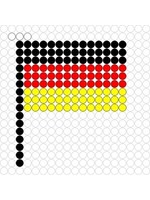 Kralenplank Vlag Duitsland