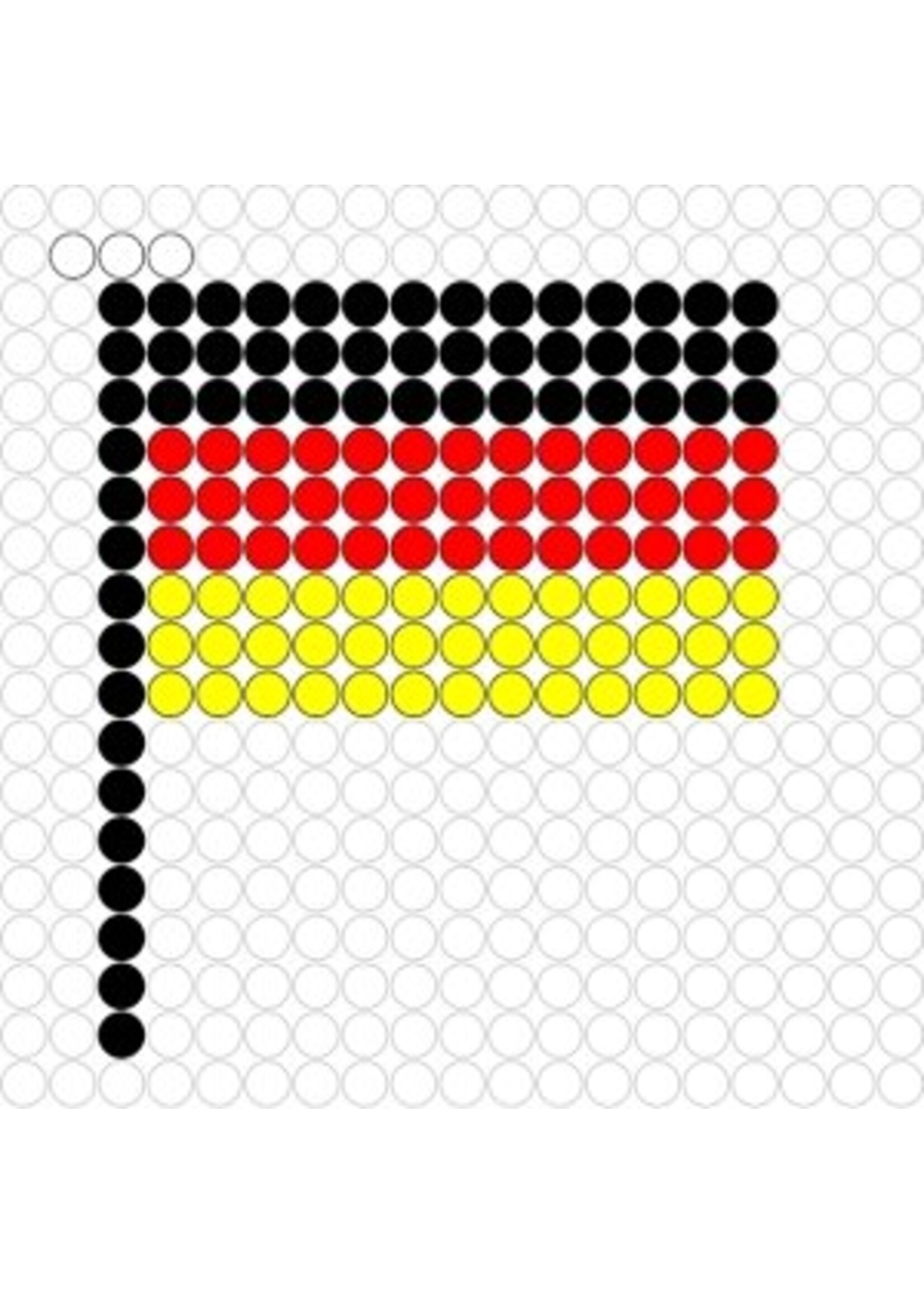 Kralenplank Vlag Duitsland