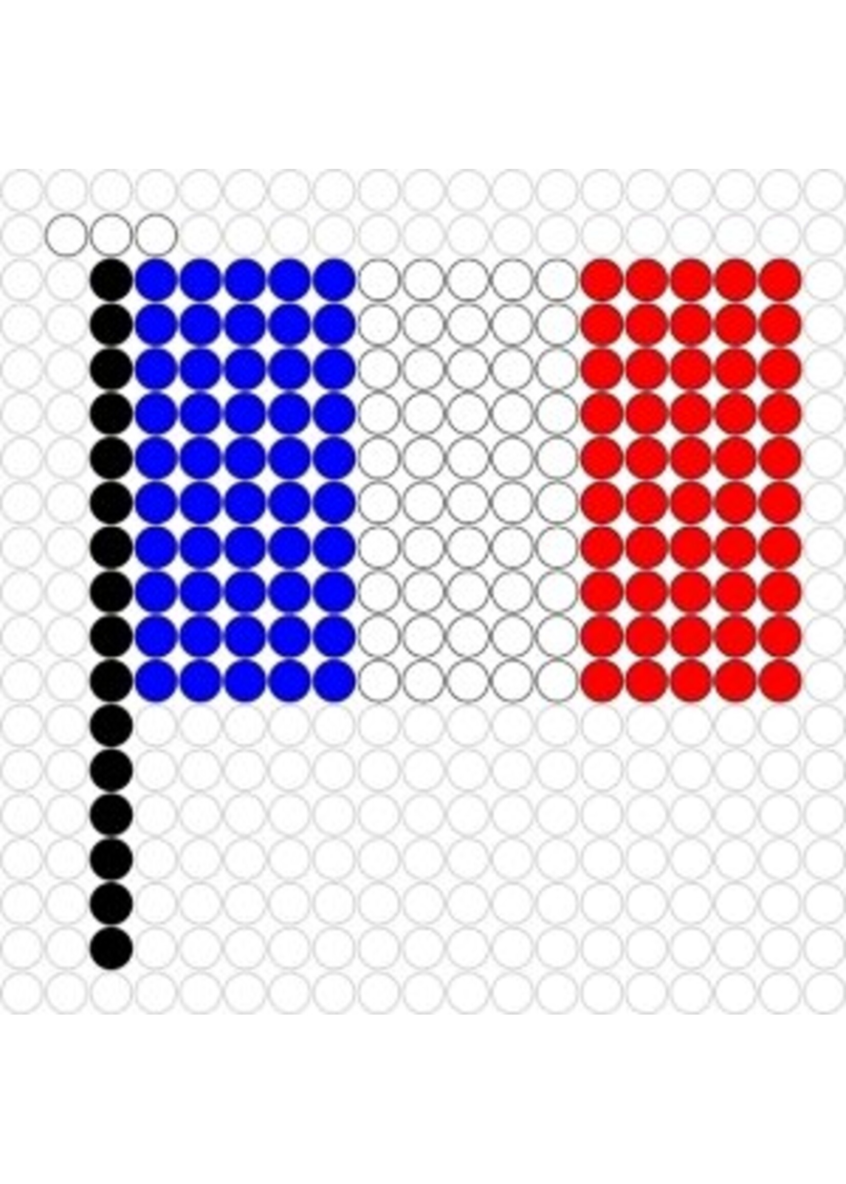 Kralenplank Vlag Frankrijk
