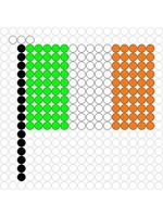 Kralenplank Vlag Ierland