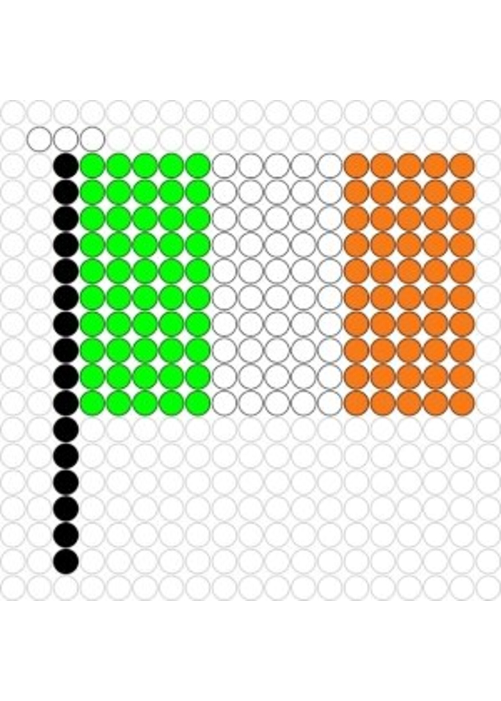 Kralenplank Vlag Ierland