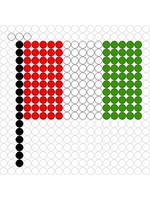 Kralenplank Vlag Italië