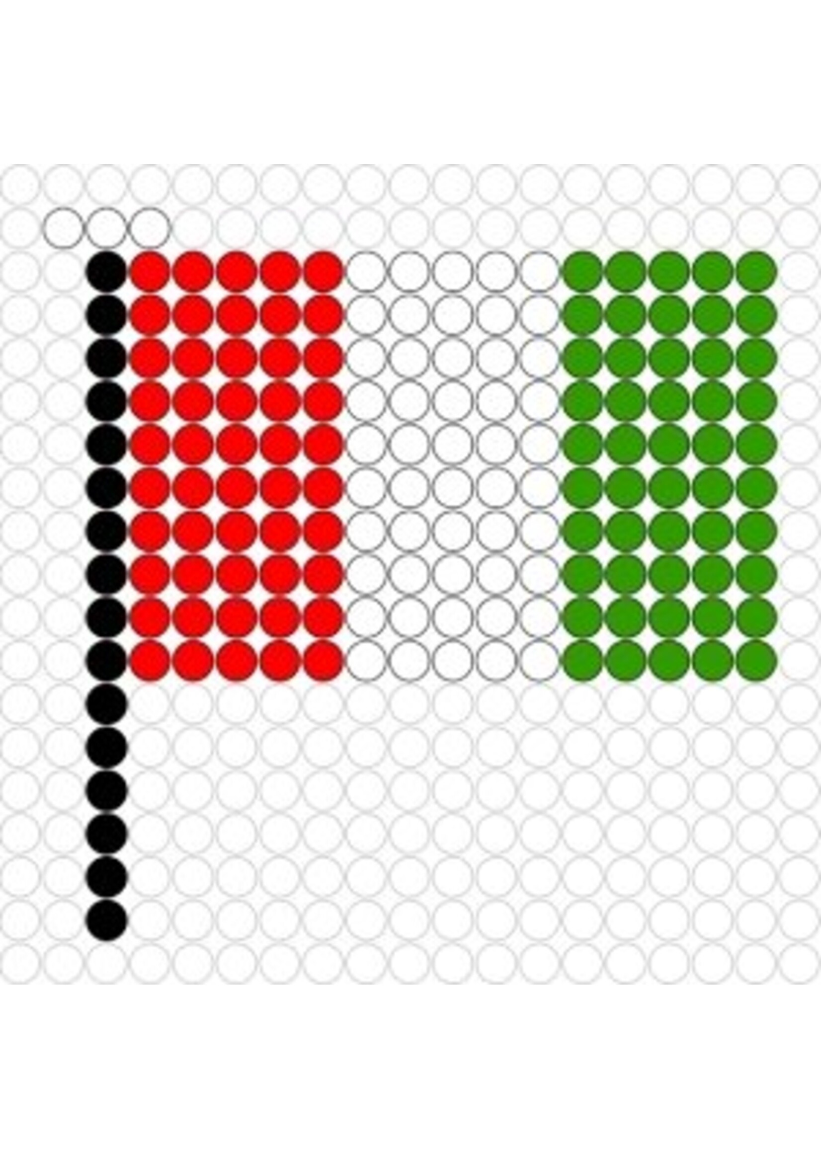 Kralenplank Vlag Italië
